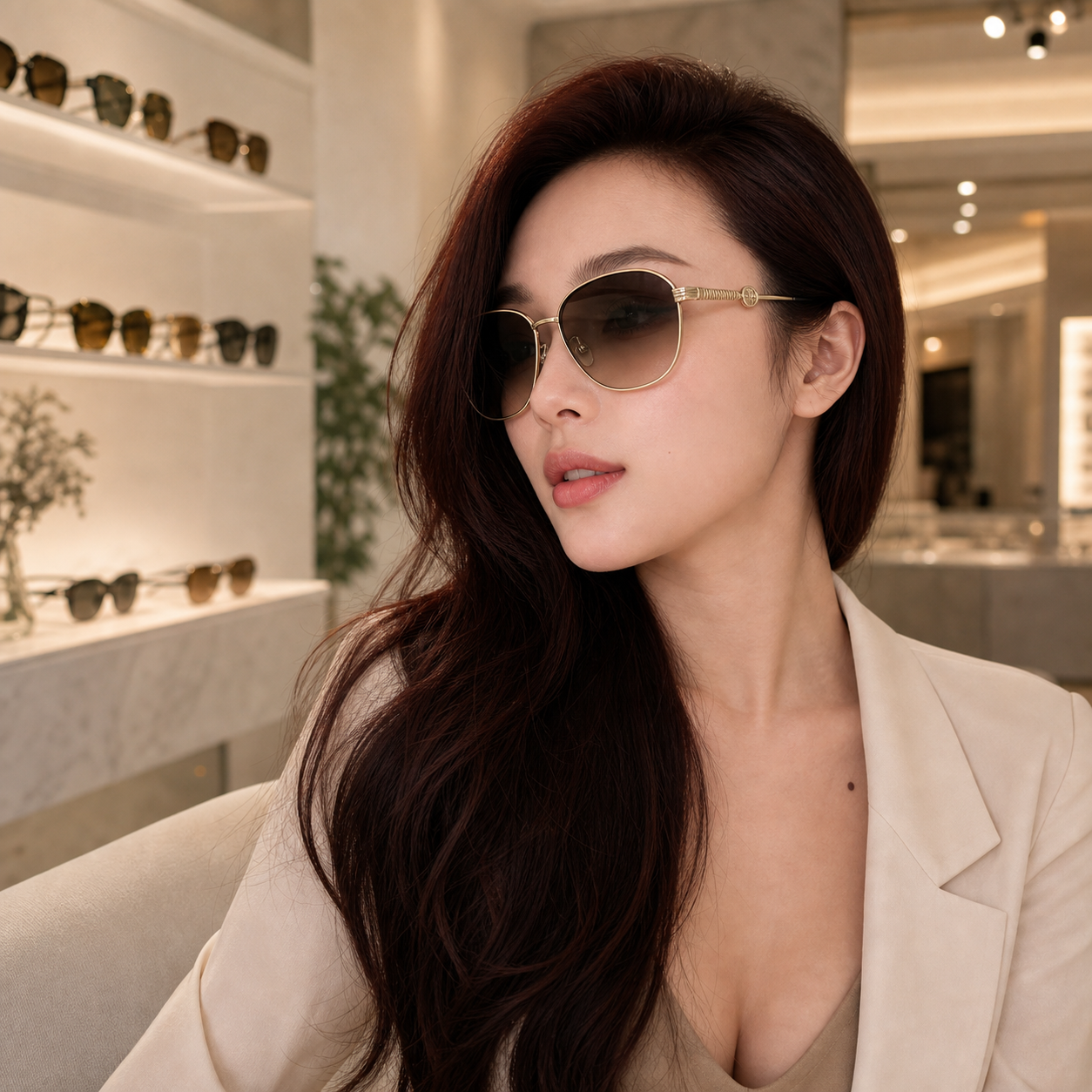 Lanvin eyewear collection campaign